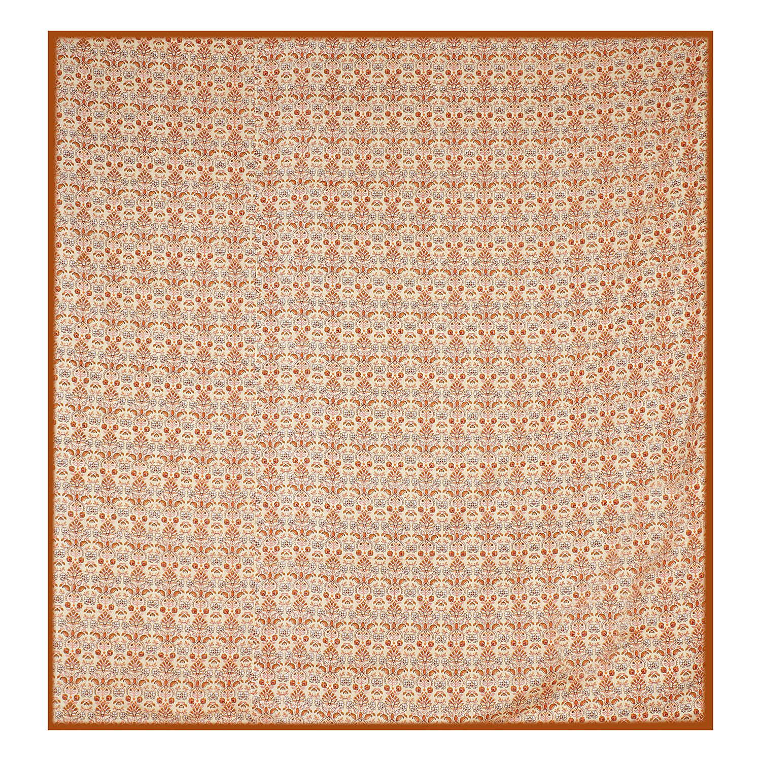 Kuber Industries Lightweight Paisley Design Cotton Reversible Double Bed Dohar|AC Blanket For Home & Travelling (Cream)