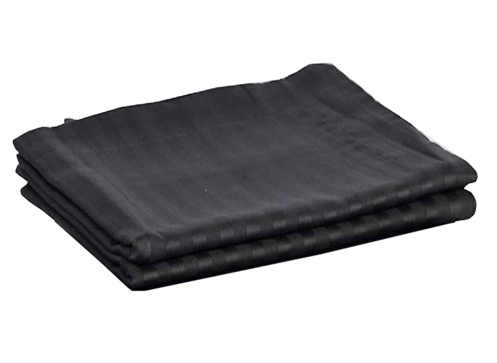 Kuber Industries Lining Design Breathable & Soft Cotton Pillow Cover/Protector/Case- 18x28 Inch,(Black)-HS43KUBMART26773