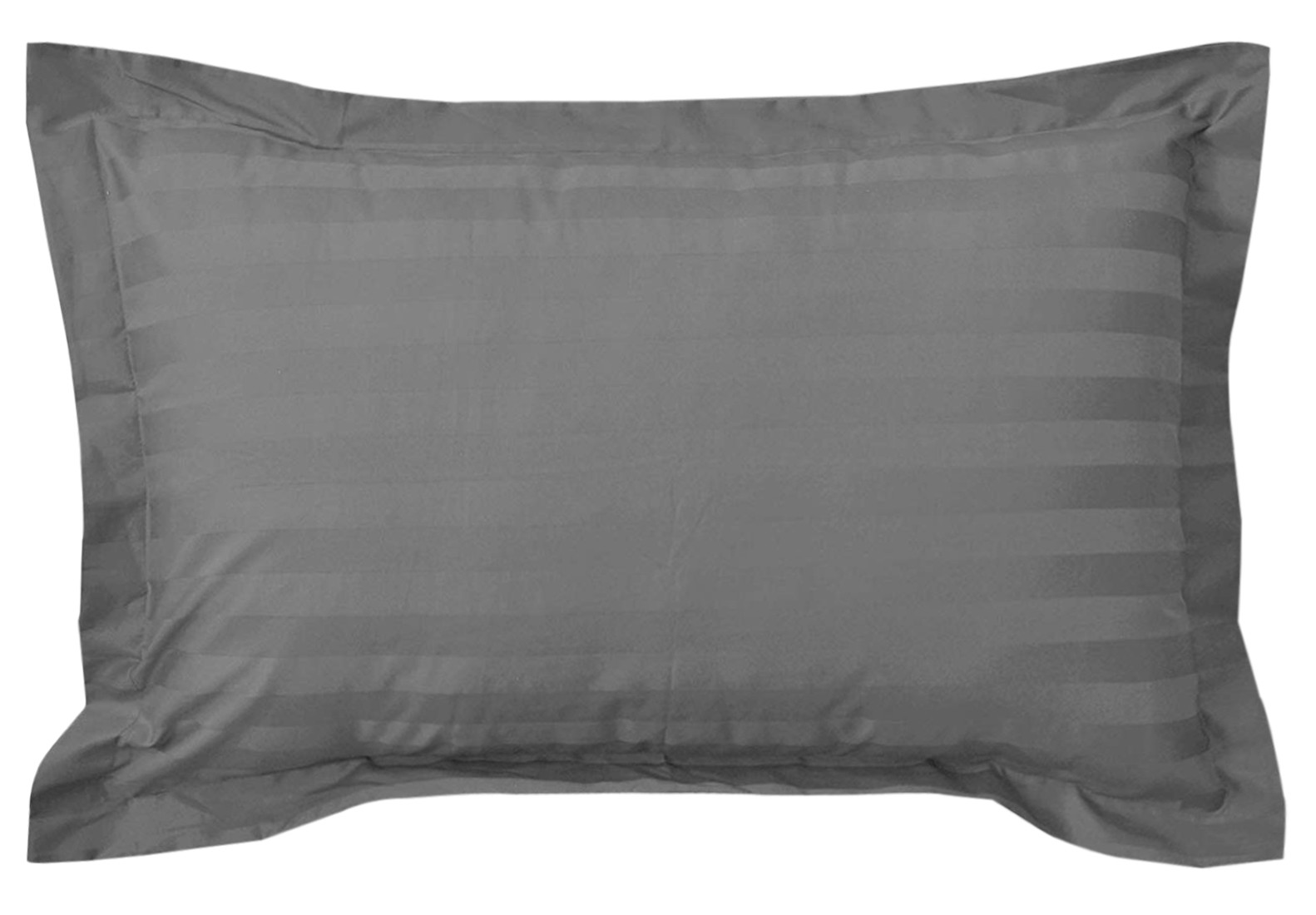 Kuber Industries Lining Design Breathable & Soft Cotton Pillow Cover/Protector/Case- 18x28 Inch,(Grey)-HS43KUBMART26755