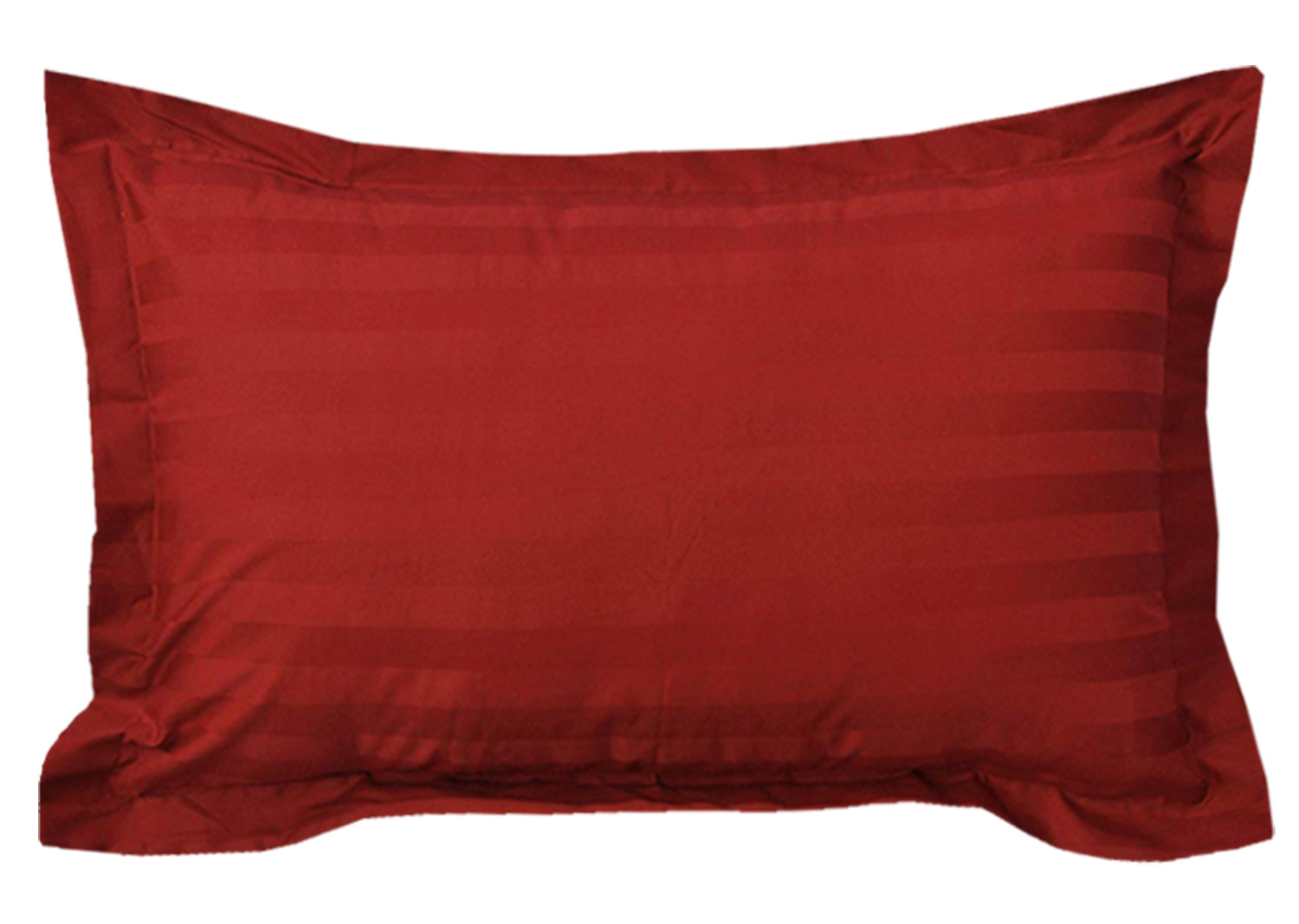 Kuber Industries Lining Design Breathable & Soft Cotton Pillow Cover/Protector/Case- 18x28 Inch,(Red)-HS43KUBMART26785