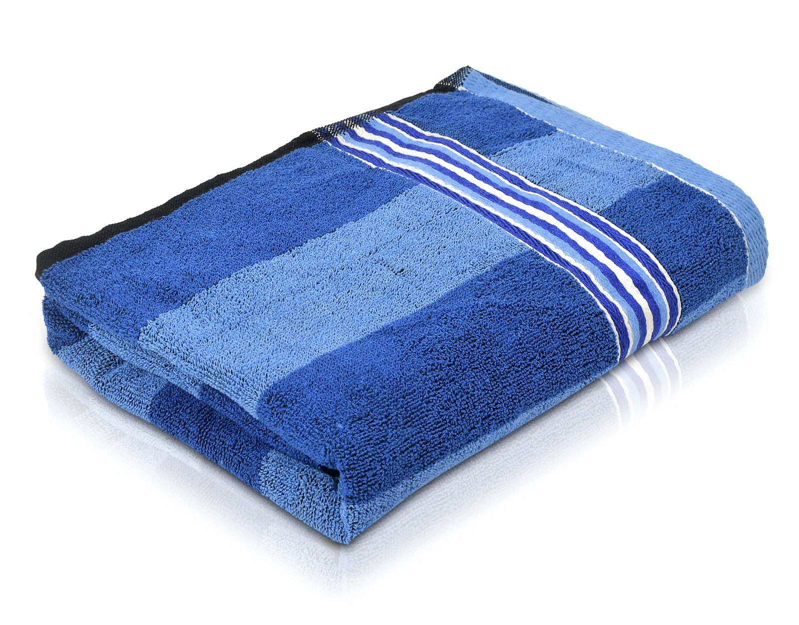 Kuber Industries Lining Design Soft Cotton Bath Towel, 30
