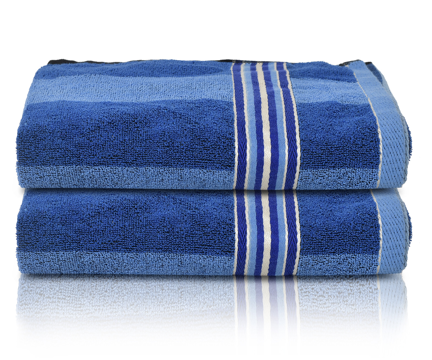 Kuber Industries Lining Design Soft Cotton Bath Towel, 30