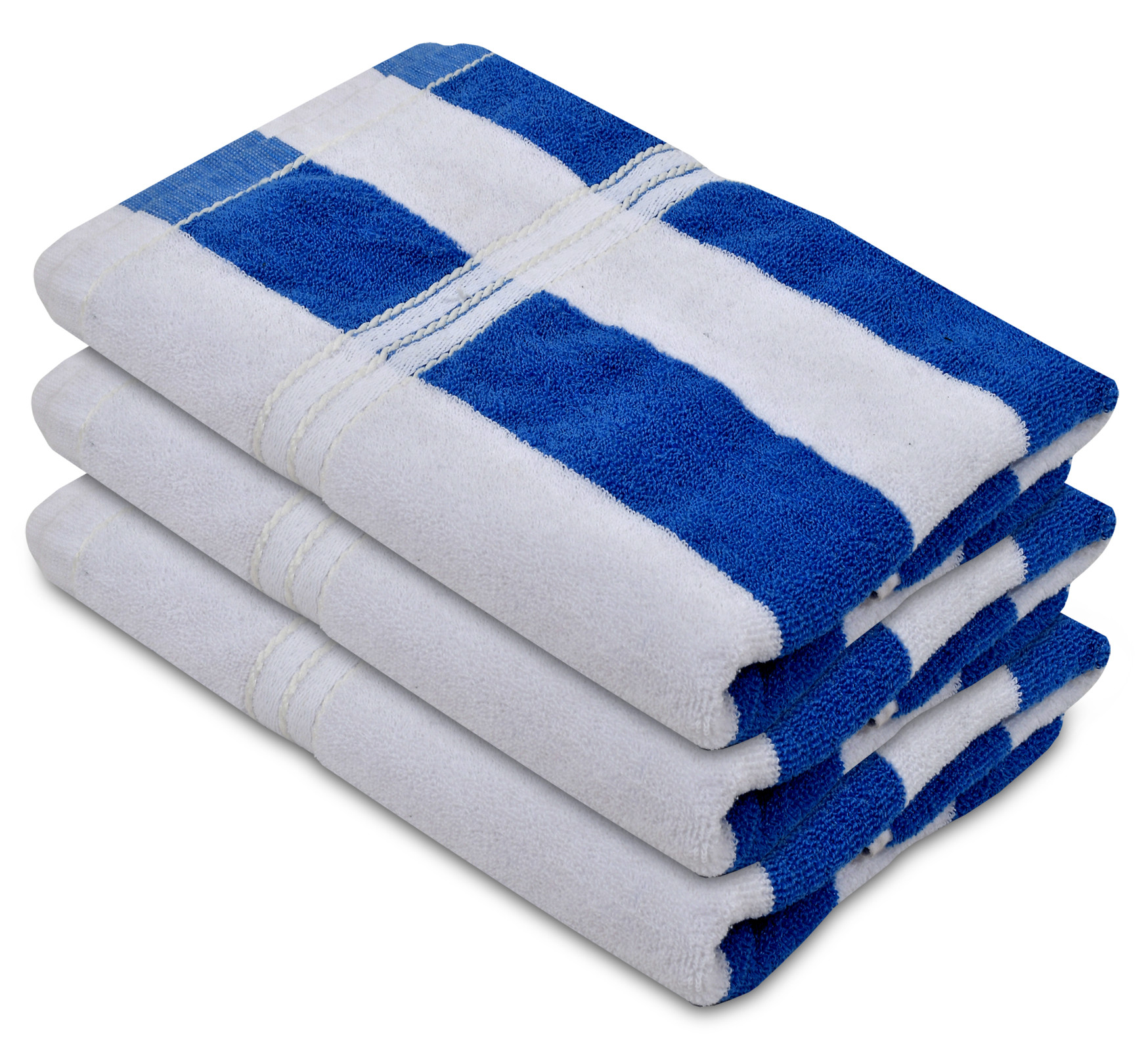 Kuber Industries Lining Design Soft Cotton Bath Towel, 30