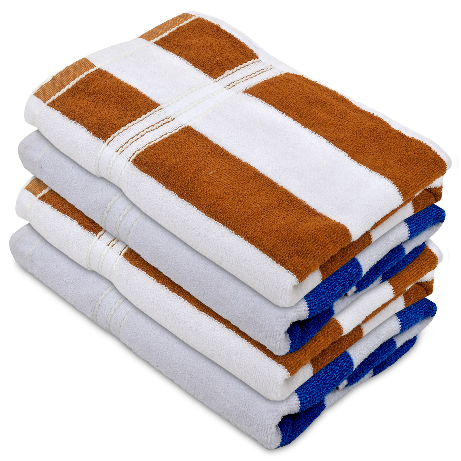 Kuber Industries Lining Design Soft Cotton Bath Towel, 30