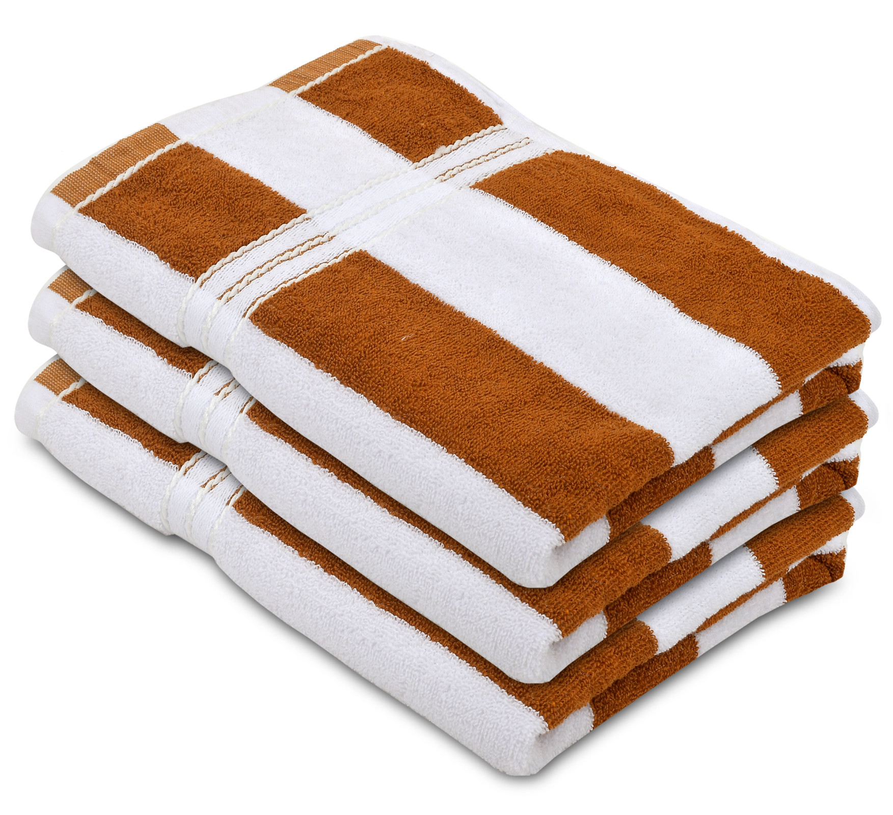 Kuber Industries Lining Design Soft Cotton Bath Towel, 30
