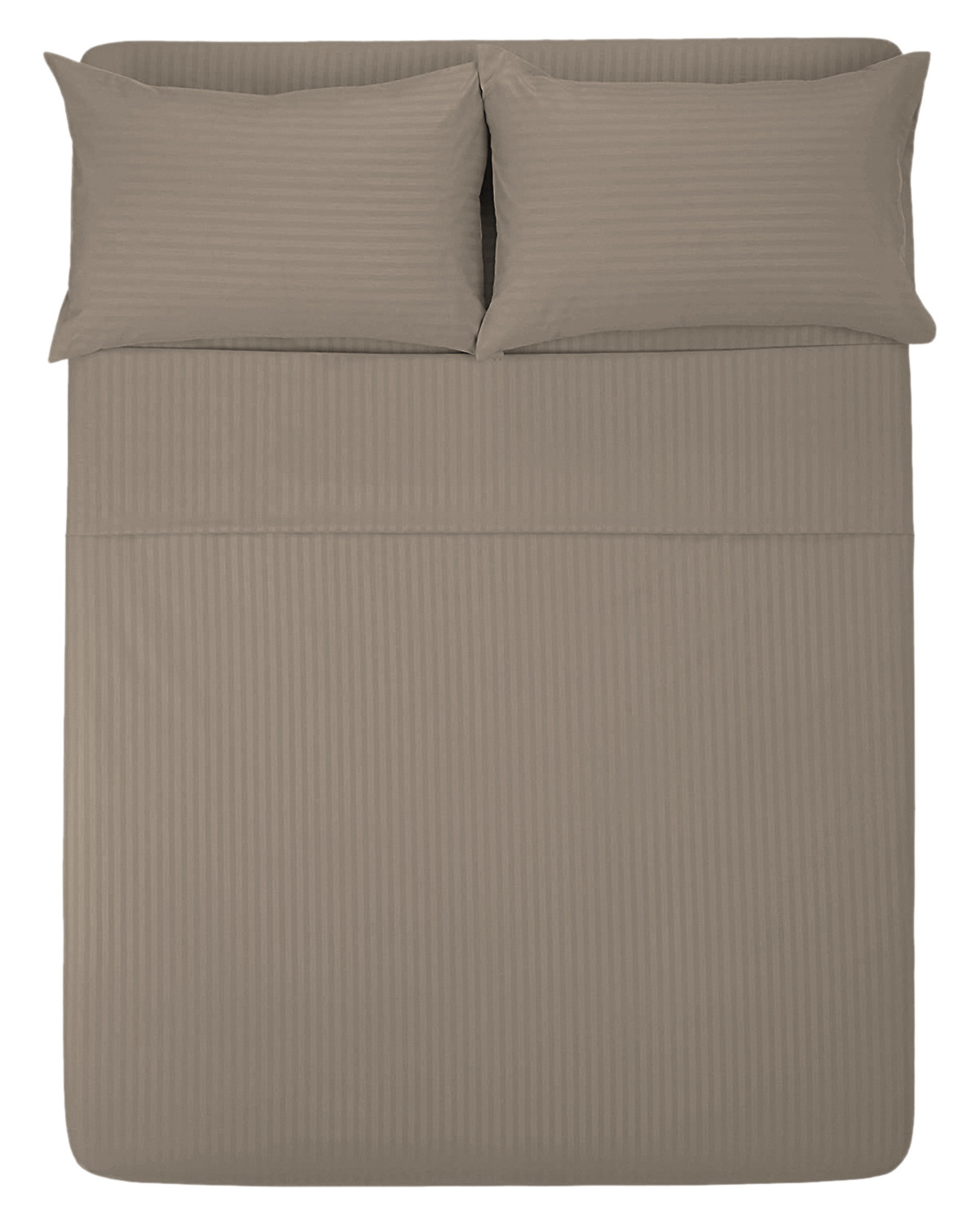 Kuber Industries Lining Design Soft Cotton Double Bedsheet With 2 Pillow Covers, 90