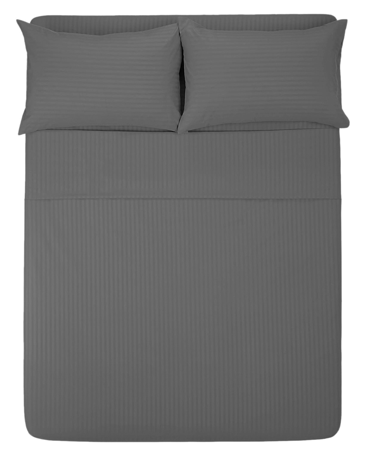 Kuber Industries Lining Design Soft Cotton Double Bedsheet With 2 Pillow Covers, 90