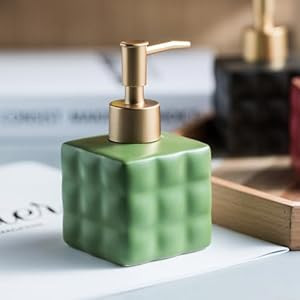 Kuber Industries Liquid Soap Dispenser | Handwash Soap Dispenser | Soap Dispenser for Wash Basin | Shampoo Dispenser Bottle | Bathroom Dispenser Bottle | ZX043GN |220 ml | Green