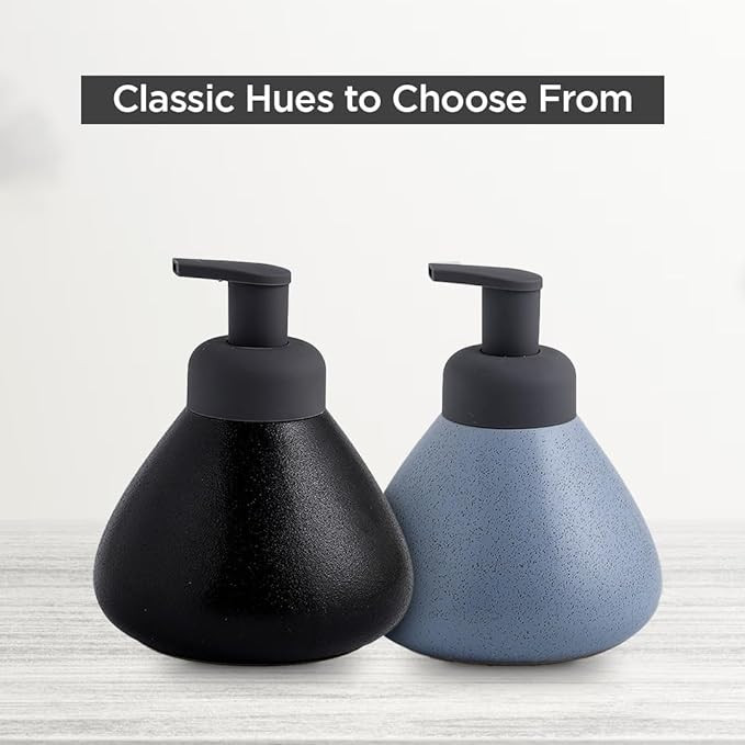 Kuber Industries Liquid Soap Dispenser | Handwash Soap Dispenser | Soap Dispenser for Wash Basin | Shampoo Dispenser Bottle | Bathroom Dispenser Bottle | JY00019 | 360 ml | Black