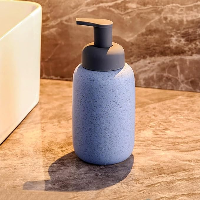 Kuber Industries Liquid Soap Dispenser | Handwash Soap Dispenser | Soap Dispenser for Wash Basin | Shampoo Dispenser Bottle | Bathroom Dispenser Bottle | JY00011 | 400 ml | Blue