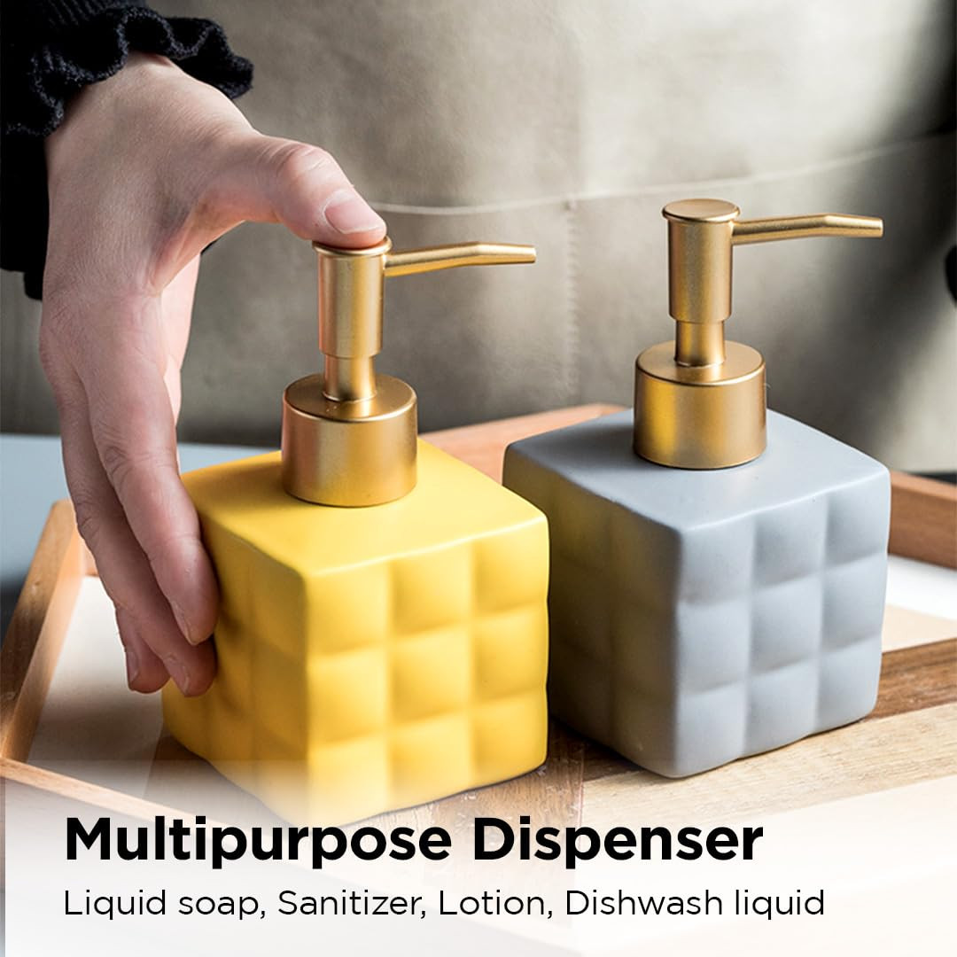 Kuber Industries Liquid Soap Dispenser | Handwash Soap Dispenser | Soap Dispenser for Wash Basin | Shampoo Dispenser Bottle | Bathroom Dispenser Bottle | 3 Piece | 220 ml | Black