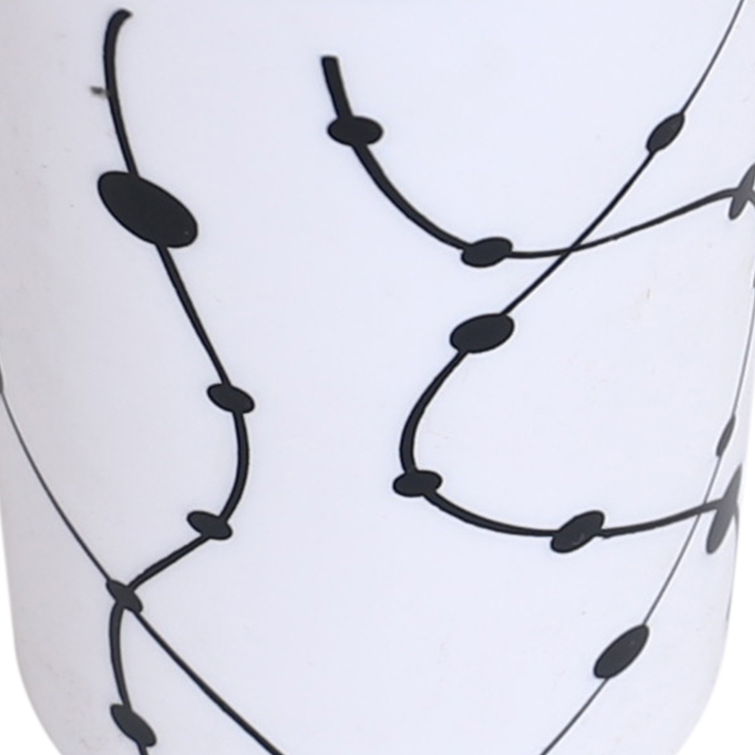 Kuber Industries Liquid Soap Dispenser|Dot Print Plastic Empty Bathroom Sanitizer|Lotion|Shampoo Dispenser Bottle,300 ML (White)