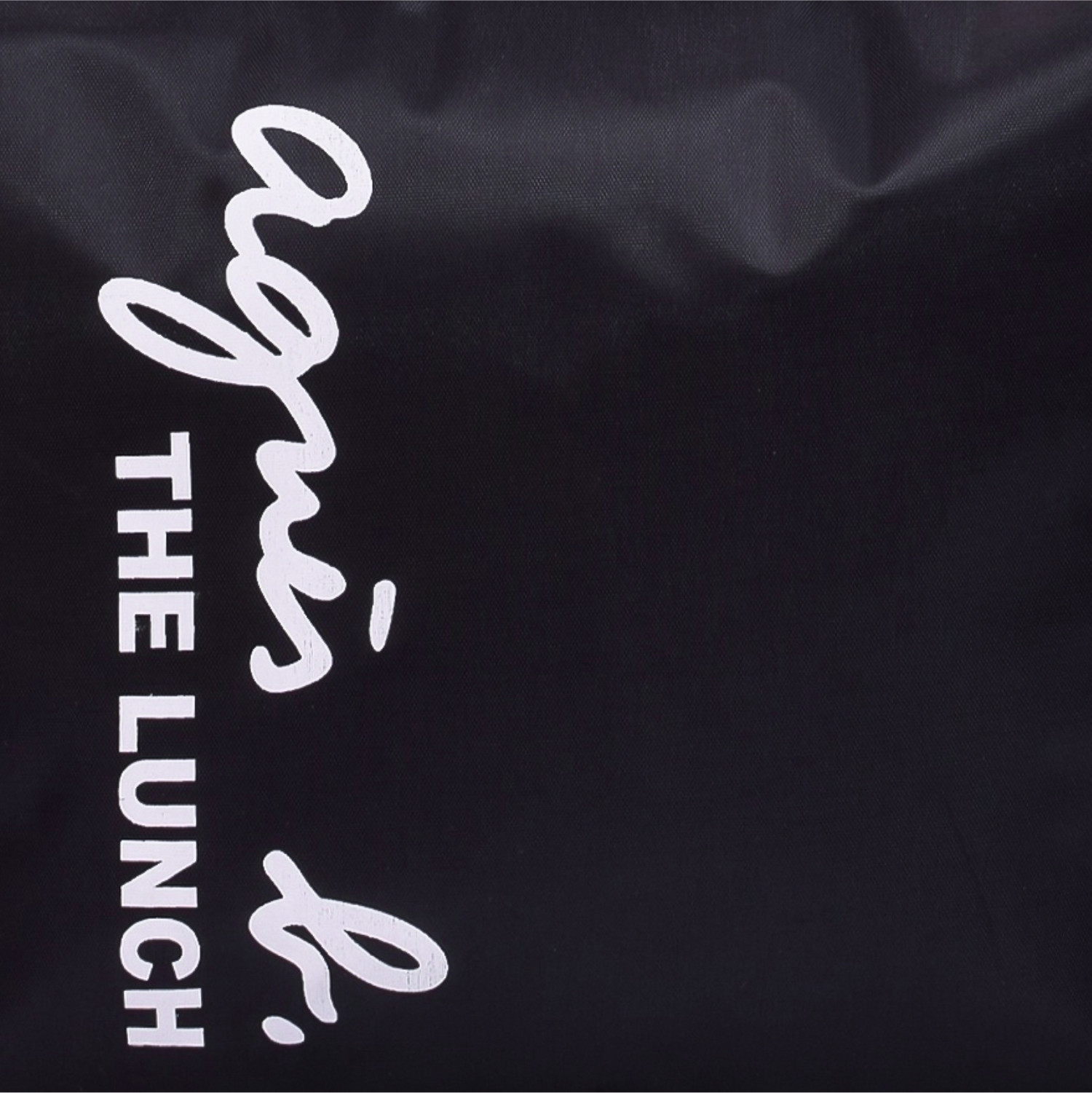 Kuber Industries Lunch Bag  Parachute Lunch Bag  Lunch Bag for Office  Lunch Bag for College  Lunch Bag for Adults  Zipper Lunch Bag with Handle  The Lunch Bag  Black