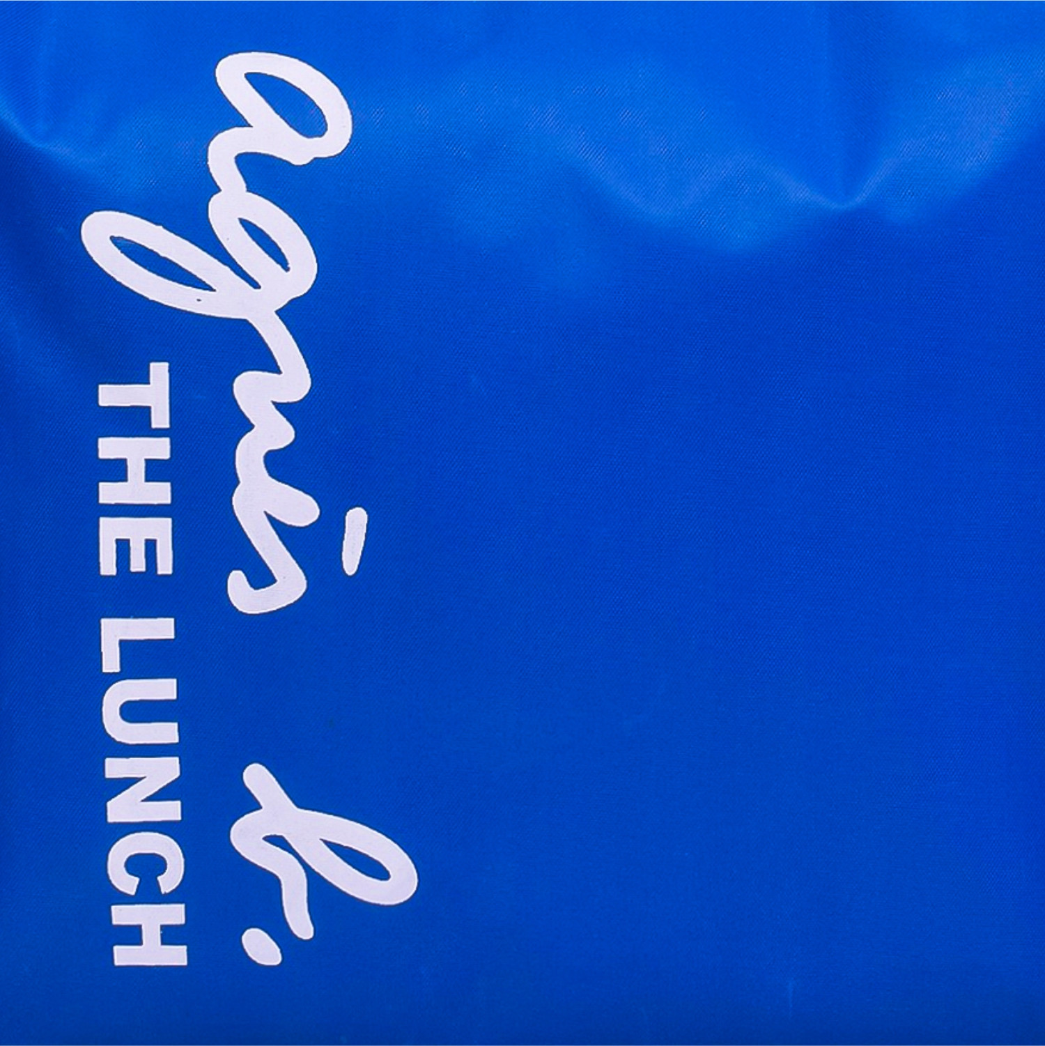 Kuber Industries Lunch Bag | Parachute Lunch Bag | Lunch Bag for Office | Lunch Bag for College | Lunch Bag for Adults | Zipper Lunch Bag with Handle | The Lunch Bag | Royal Blue