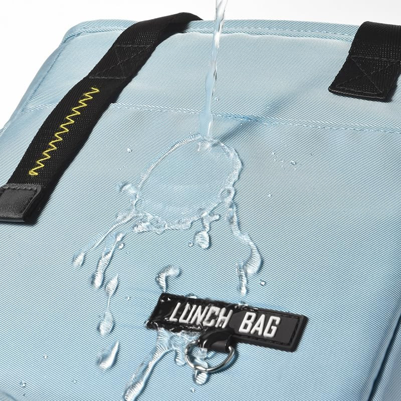 Kuber Industries Lunch Bag | Tiffin Storage Bag | Office Lunch Bag with Handle | Lunch Bag for Camping | Front Pocket Lunch Bag | Thermal Insulated Lunch Bag | RH253-NVY | Navy Blue