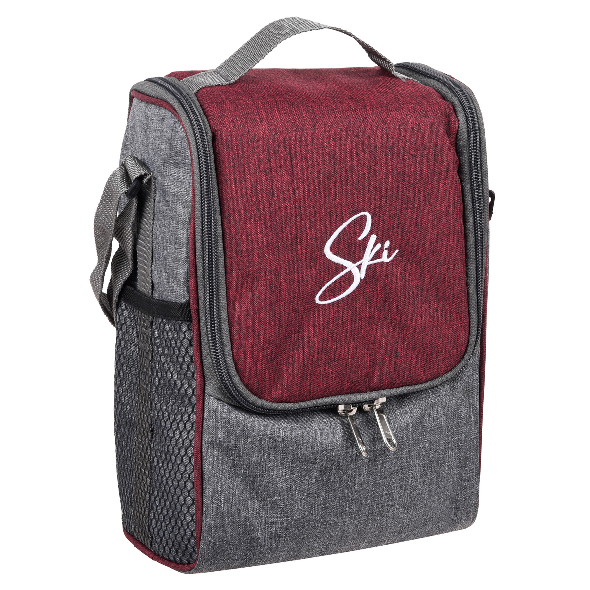 Kuber Industries Lunch Box Set  Lunch Box for Adult  Older Kids  4 Containers  Bottle Lunch Box Set  Lunch Box for office  Lunch Box for Collage  Clip Lock Lunch Set  Set of 7  Maroon