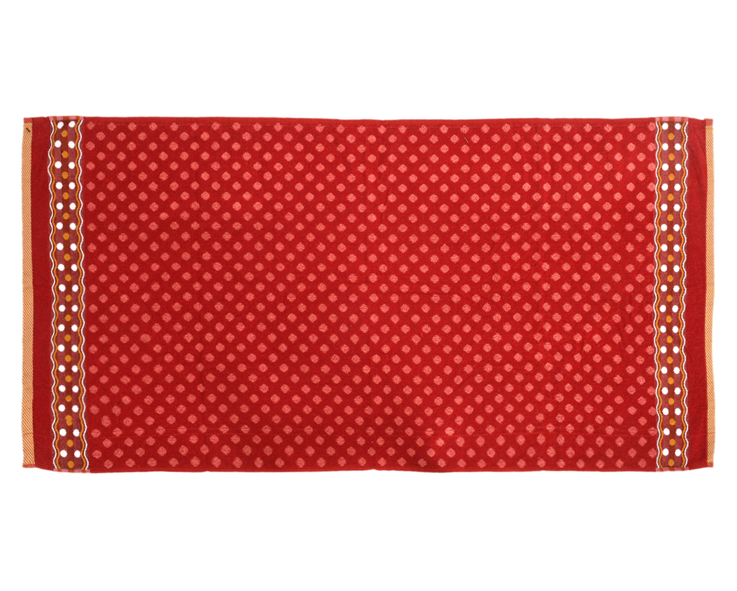 Kuber Industries Luxurious Dot Printed Soft Cotton Bath Towel Perfect for Daily Use, 30