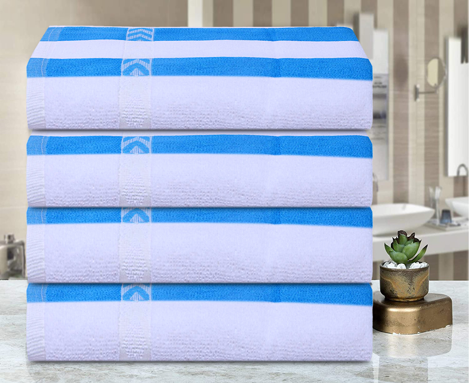 Kuber Industries Luxurious, Soft, 100% Cotton Towel, 24