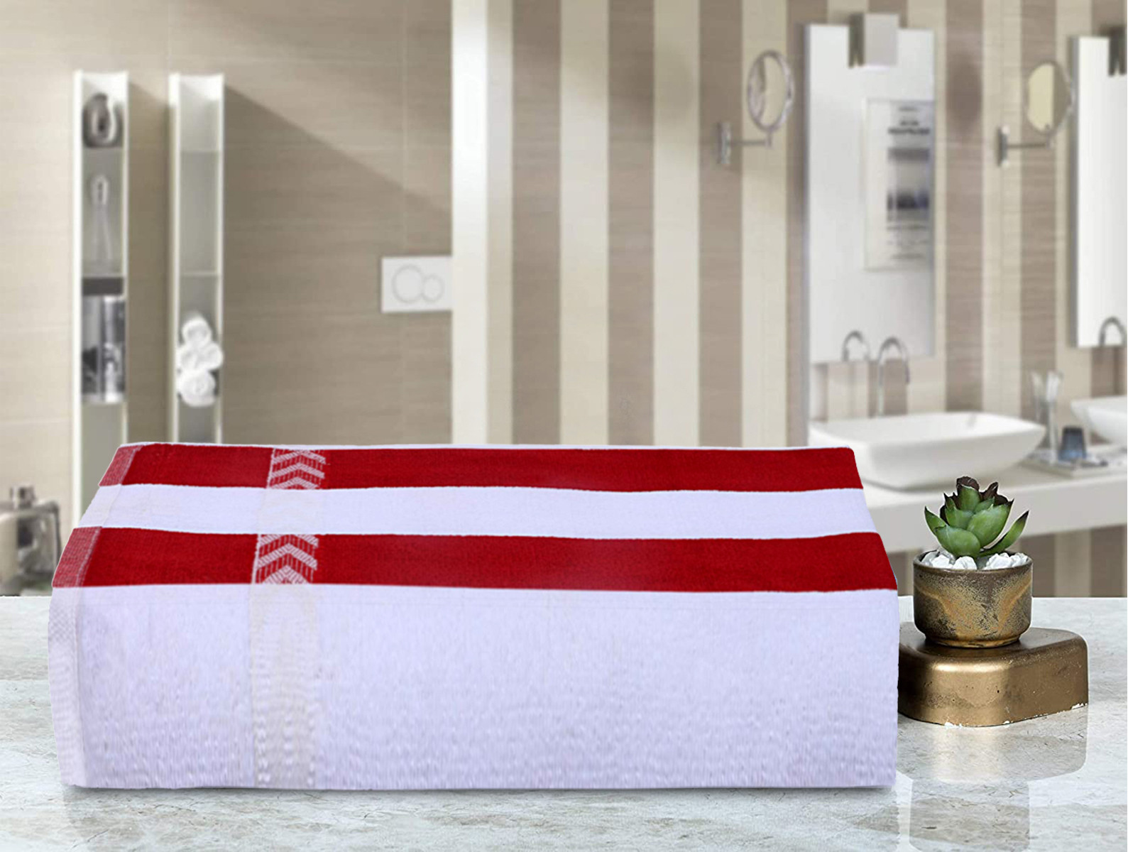 Kuber Industries Luxurious, Soft, 100% Cotton Towel, 24
