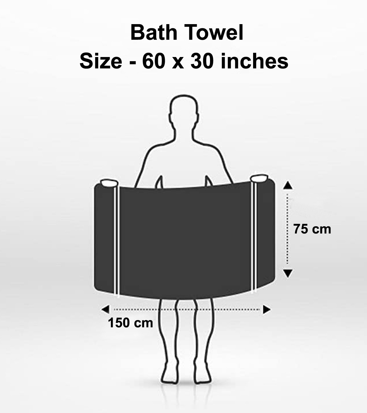Kuber Industries Luxurious, Soft, 100% Cotton Towel, 30