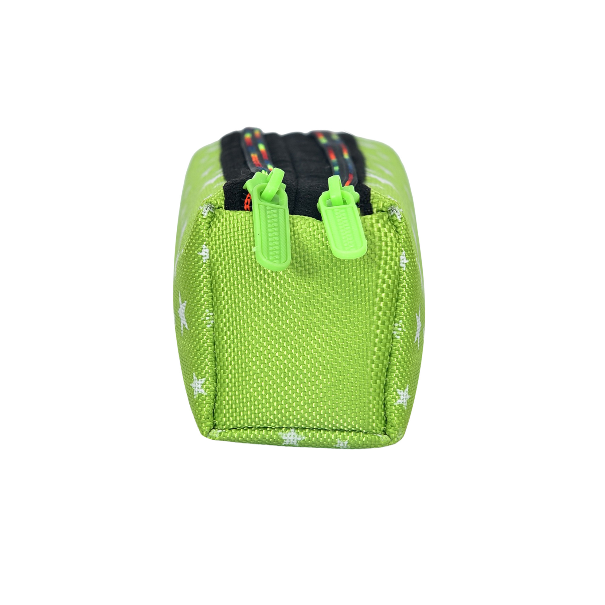 Kuber Industries Makeup Pouch | Rexine Cosmetic Pouch | Jewellery Utility Pouch | Toiletry Pouch for Girls | Travel Makeup Pouch for Girls | Storage Makeup Bag | Star Makeup Pouch |Green
