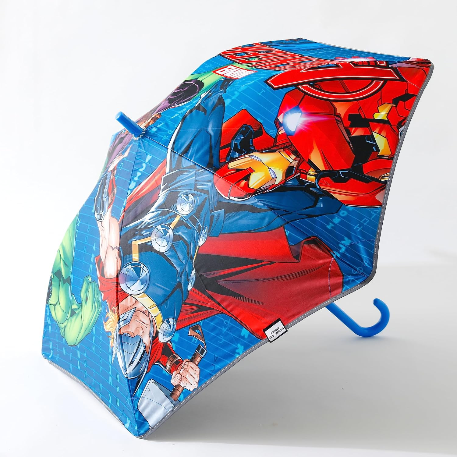 Kuber Industries Marvel Avangers Print Umbrella For Kids|Durable Umbrella For Rain (Multi)