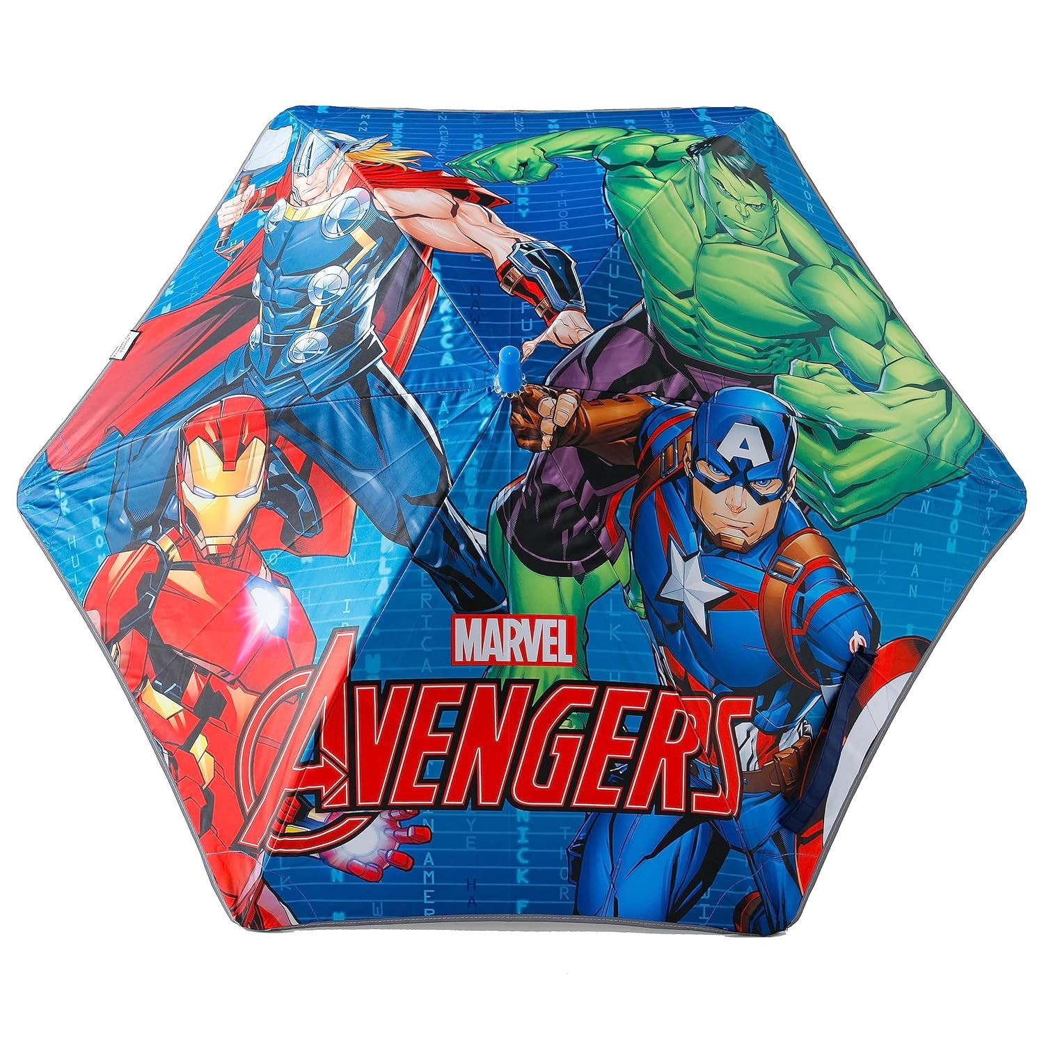 Kuber Industries Marvel Avangers Print Umbrella For Kids|Durable Umbrella For Rain (Multi)