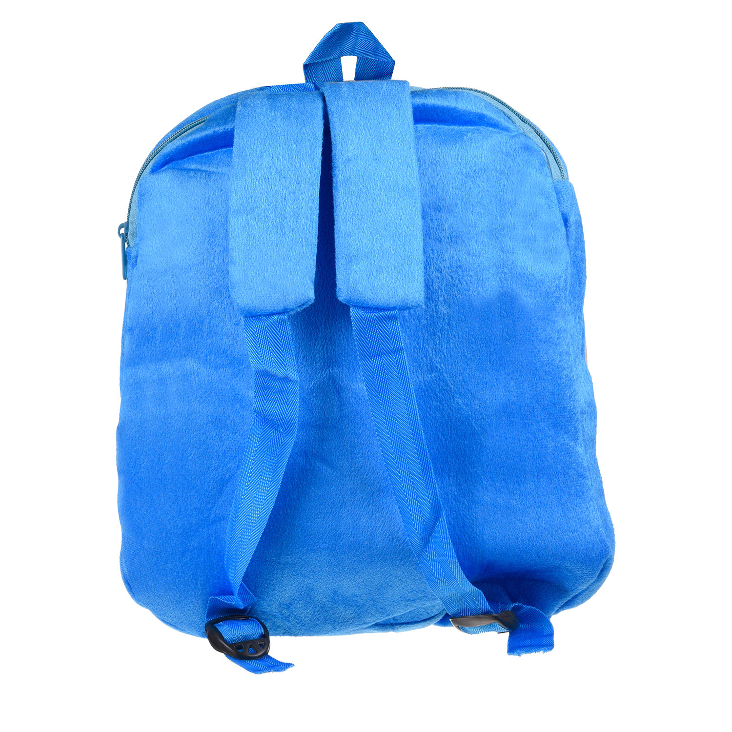 Kuber Industries Marvel Avengers Kids School Bag | School Bag For Boys | School Bag For Girls | 1 Compartment Velvet Bagpack for Kids Travel | School | Blue