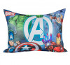 Marvel Avengers Print Baby Pillow|Polyester Super soft Kids Pillow for Sleeping & Travel,12 x 18 Inch,(Sky Blue)