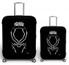 Kuber Industries Marvel Black Panther Luggage Cover|Polyester Travel Suitcase Cover|Washable|Stretchable Suitcase Cover|18-22 Inch-Small|26-30 Inch-Large|Pack of 2 (Black)