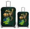 Kuber Industries Marvel I Am Groot Luggage Cover|Polyester Travel Suitcase Cover|Washable|Stretchable Suitcase Cover|18-22 Inch-Small|26-30 Inch-Large|Pack of 2 (Green)