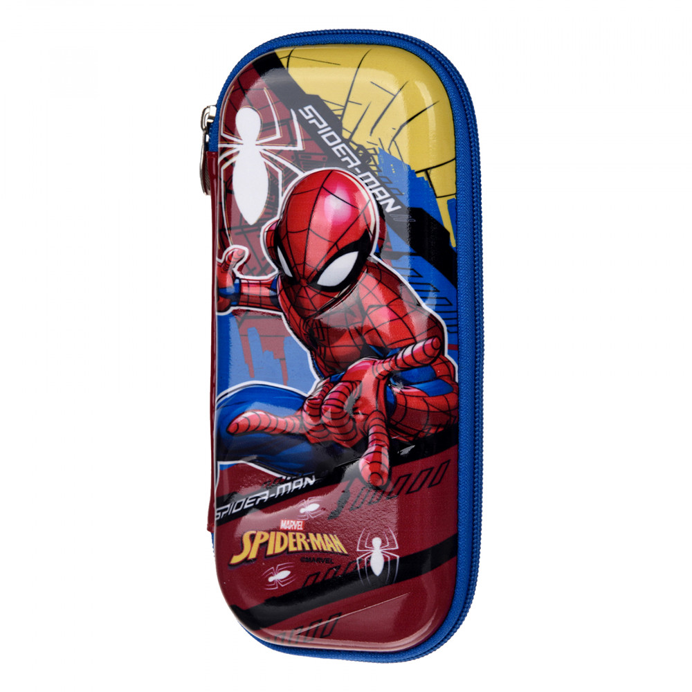 Kuber Industries Marvel Spider-Man Pencil Pouch | School Pencil Case for Kids | Pen-Pencil Box for Kids | Geometry Box | Compass Box | School Stationery Supplies | Red