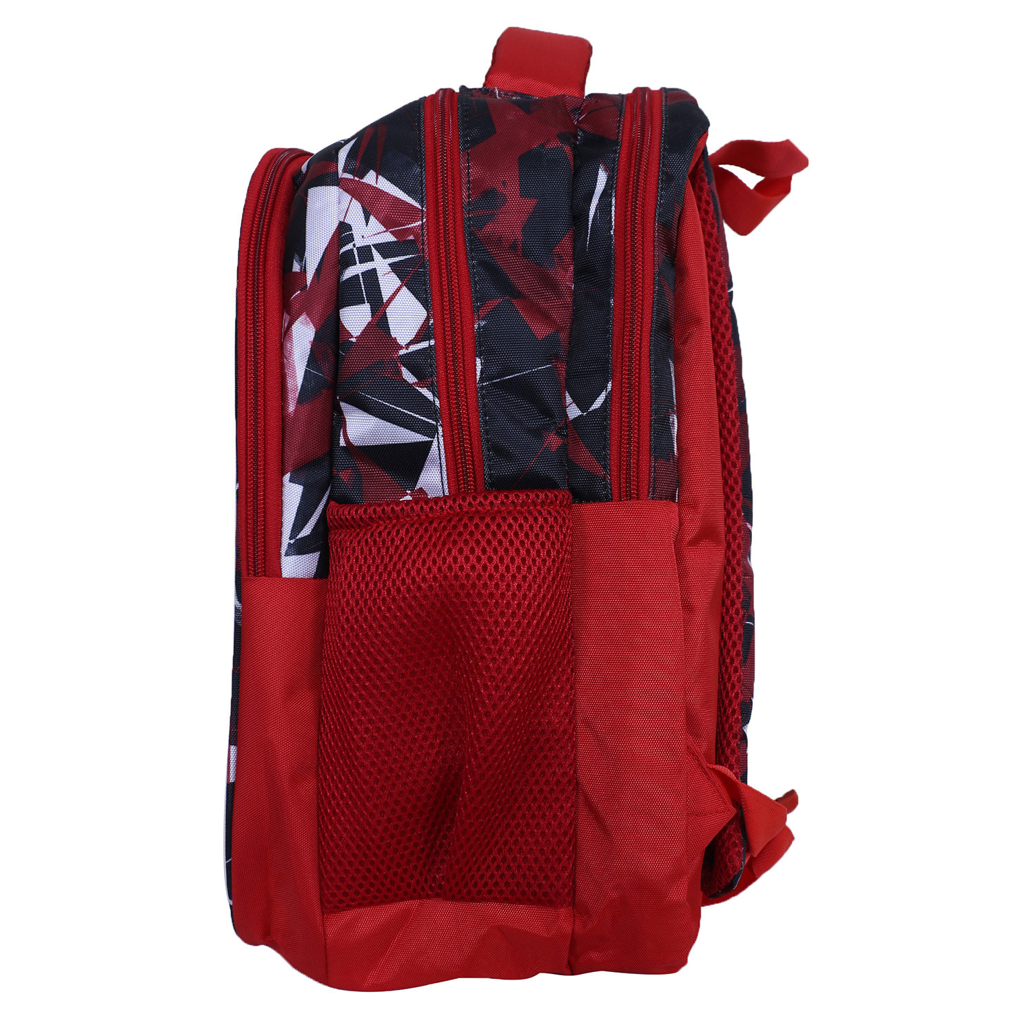 Kuber Industries Marvel Spiderman Backpack|4 Compartment School Bags for kids|Durable School Bags for Boy Travel,School with Zipper Closure (Red)