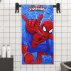 Kuber Industries Marvel Spiderman Kids Bath Towel|Soft Cotton Towel For Kids|Sides Stitched Baby Towel|400 GSM Toddler Bath Towel|24x48 Inch (Red)