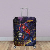 Kuber Industries Marvel Spiderman Luggage Cover | Polyester Travel Suitcase Cover | Washable | Stretchable Suitcase Protector | 18-22 Inch | Small | Multicolor
