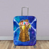 Kuber Industries Marvel The Infinity Gauntlet Luggage Cover | Polyester Travel Suitcase Cover | Washable | Stretchable Suitcase Protector | 18-22 Inch | Small | Sky Blue