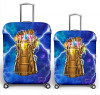 Kuber Industries Marvel The Infinity Gauntlet Luggage Cover|Polyester Travel Suitcase Cover|Washable|Stretchable Suitcase Cover|18-22 Inch-Small|22-26 Inch-Medium|Pack of 2 (Sky Blue)