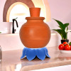 Matka Stand | Summer Water Pot Stand | Multipurpose Flower Gamla Pot for Balcony, Home, Garden Décor | Plant Pot | Matki Stand for Home & Kitchen | Royal Matka | Blue