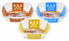 Kuber Industries Medium Plastic Fruit, vegetable Storage Basket- (Brown &amp; Blue &amp; Green)-HS42KUBMART25323