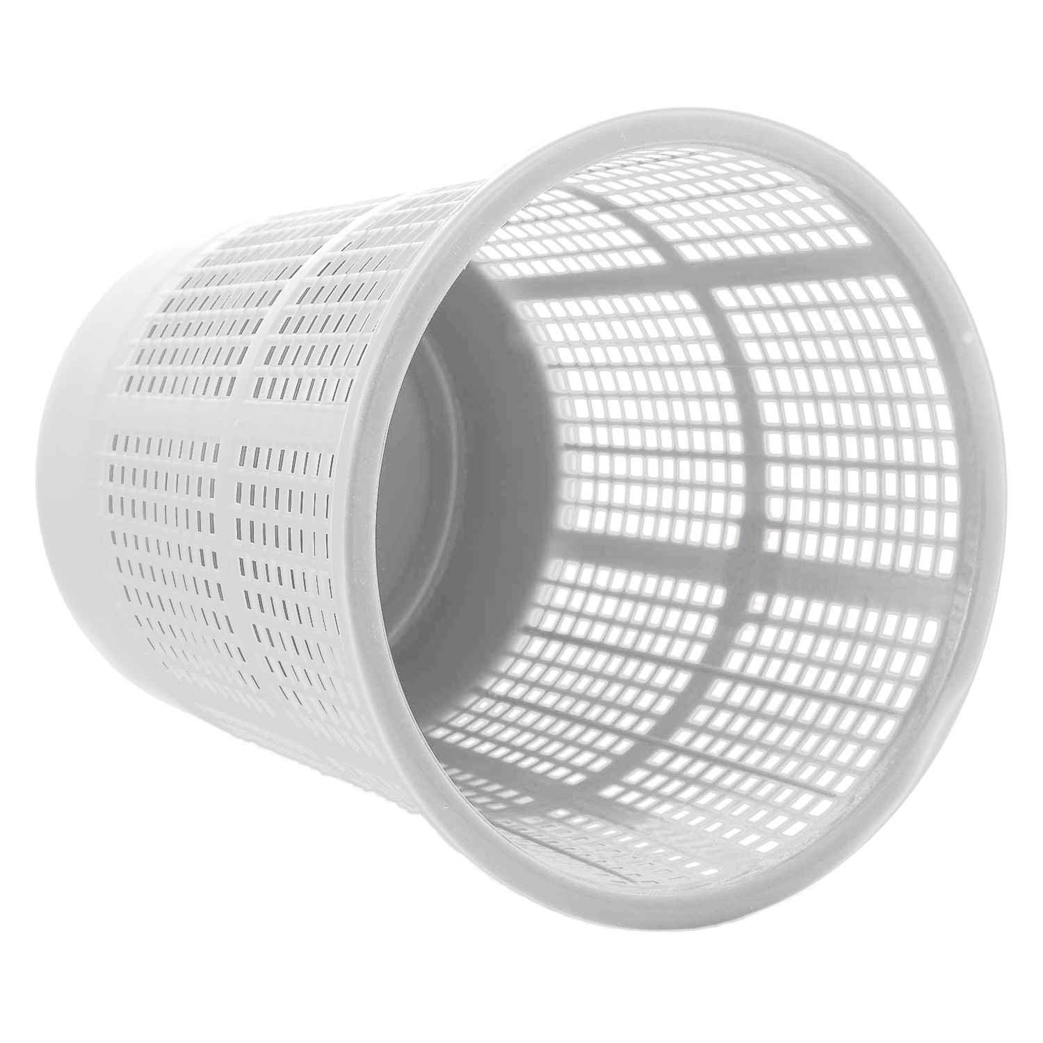 Kuber Industries Mesh Design Plastic Dustbin, Garbage Bin For Home, Kitchen, Office, 5Ltr.- Pack of 4 (Black & White)-47KM0791