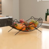 Metal Fruits &amp; Vegetables Basket | Storage Stand for Dining Table Accessories &amp; Centre Table | Multipurpose Countertop for Decorative Pantry, Home &amp; Kitchen - Black