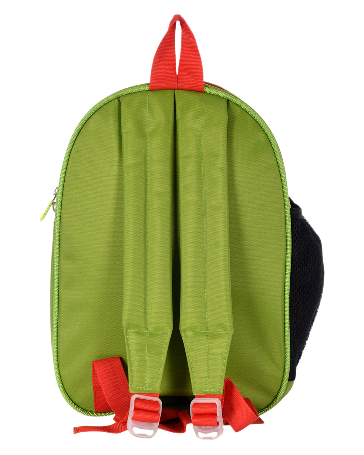 Kuber Industries Mickey & Minnie Print Kids Backpack Bag for School, Travel, Casual, Picnics (Green)