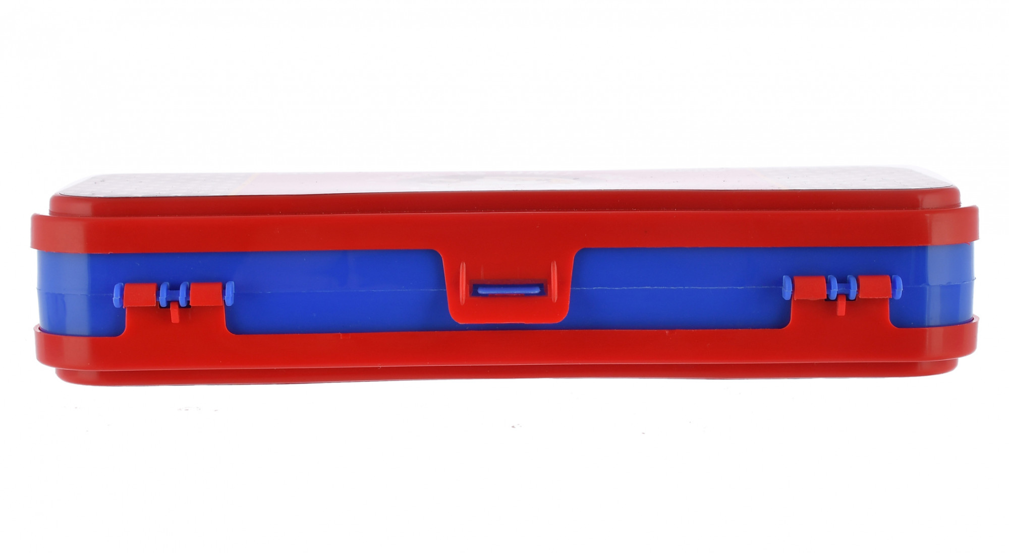 Kuber Industries Mickey Mouse Printed Double Sided Plastic Pencil Box  (Red)