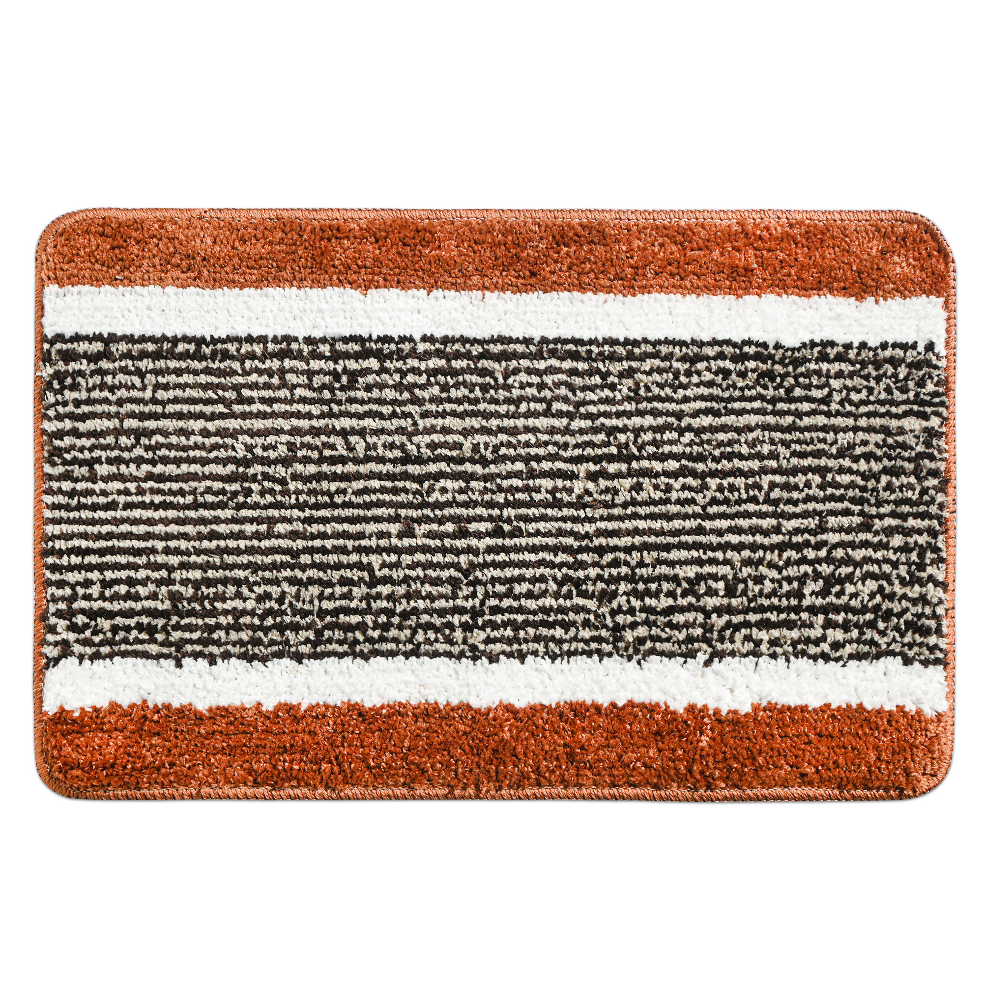 Kuber Industries Microfiber 40x60 cm Door Mats for Home  Floor Mat for Living Room Bedroom Bathroom  Office  Kitchen Mats for Floor Anti Slip  Lining - Brown