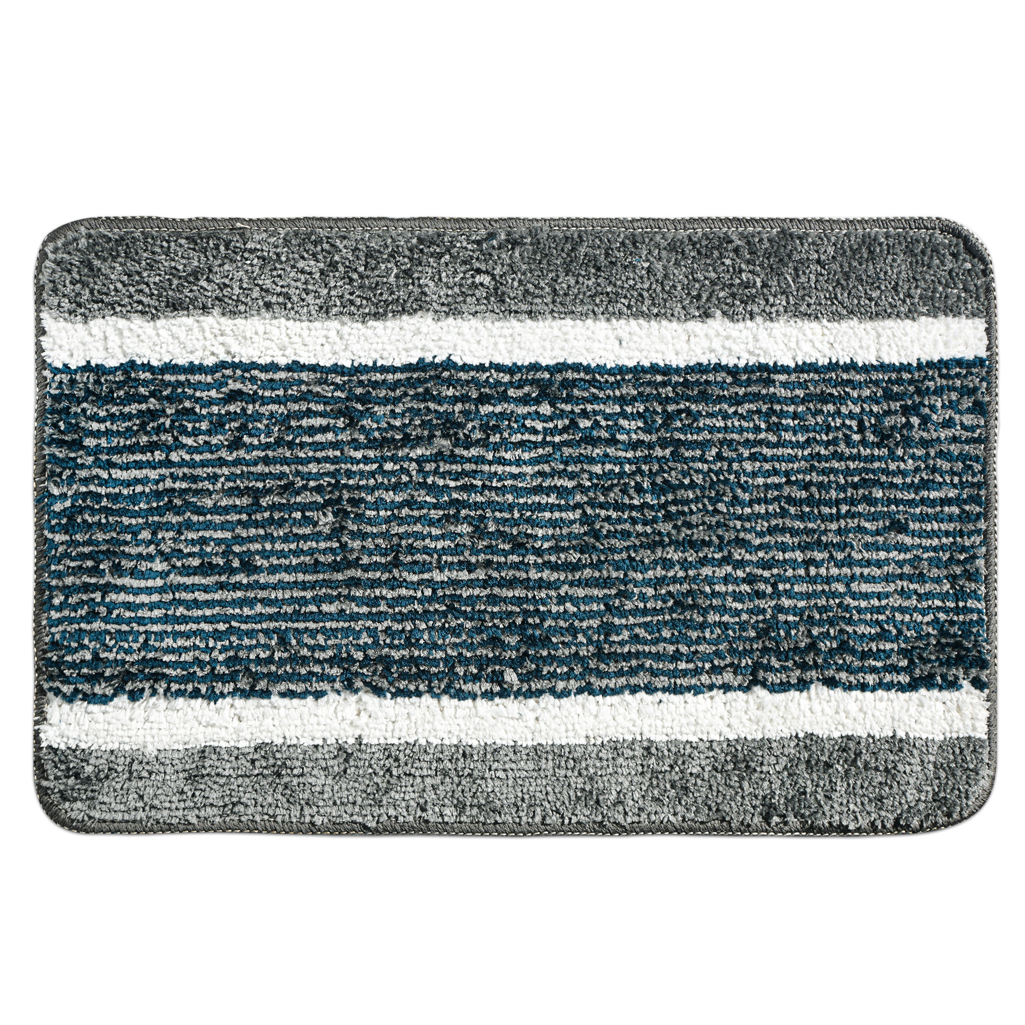 Kuber Industries Microfiber 40x60 cm Door Mats for Home  Floor Mat for Living Room Bedroom Bathroom  Office  Kitchen Mats for Floor Anti Slip  Lining - Grey