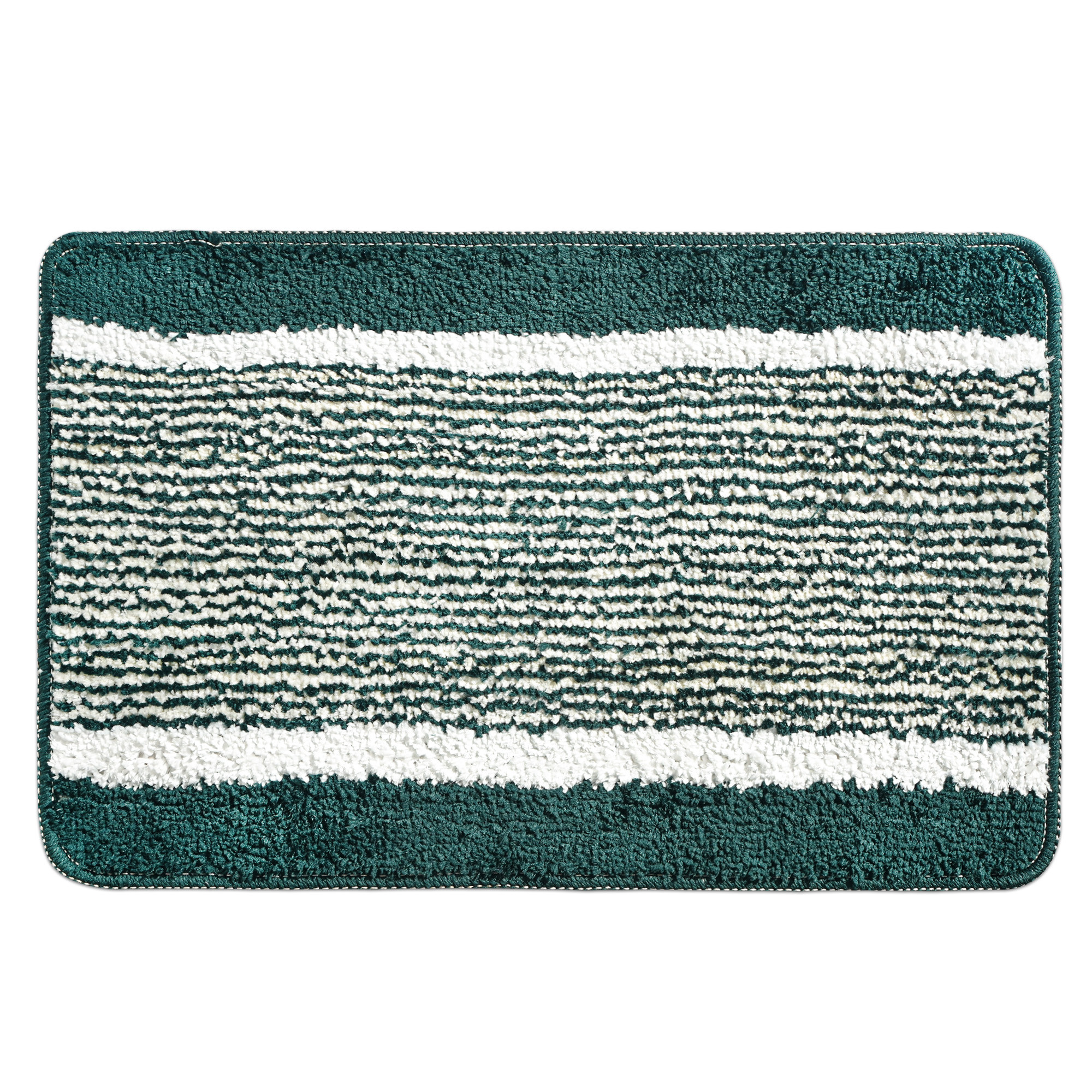 Kuber Industries Microfiber 40x60 cm Door Mats for Home  Floor Mat for Living Room Bedroom Bathroom  Office  Kitchen Mats for Floor Anti Slip  Lining - Green