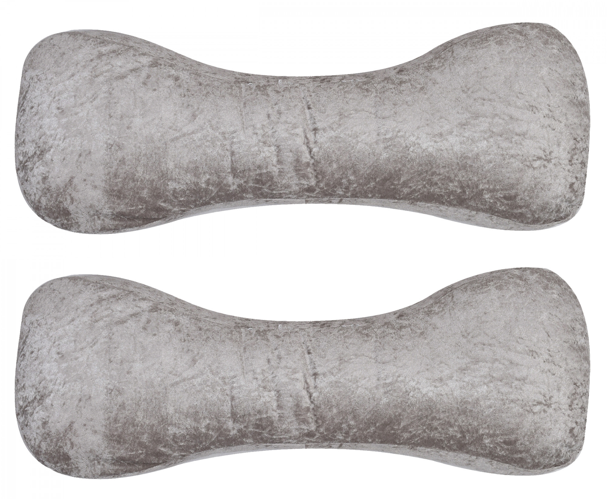 Kuber Industries Microfiber Designer Sleeping Pillow  (Grey)-KUBMART3436