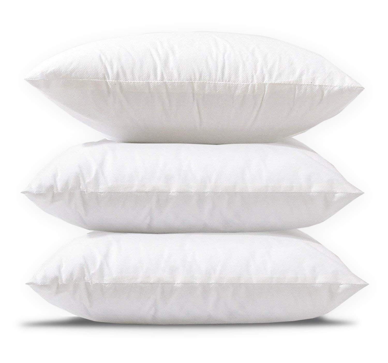 Kuber Industries Microfiber Square Throw Cushion Filler Bed and Couch Cushion Indoor Decorative Cushion, 12