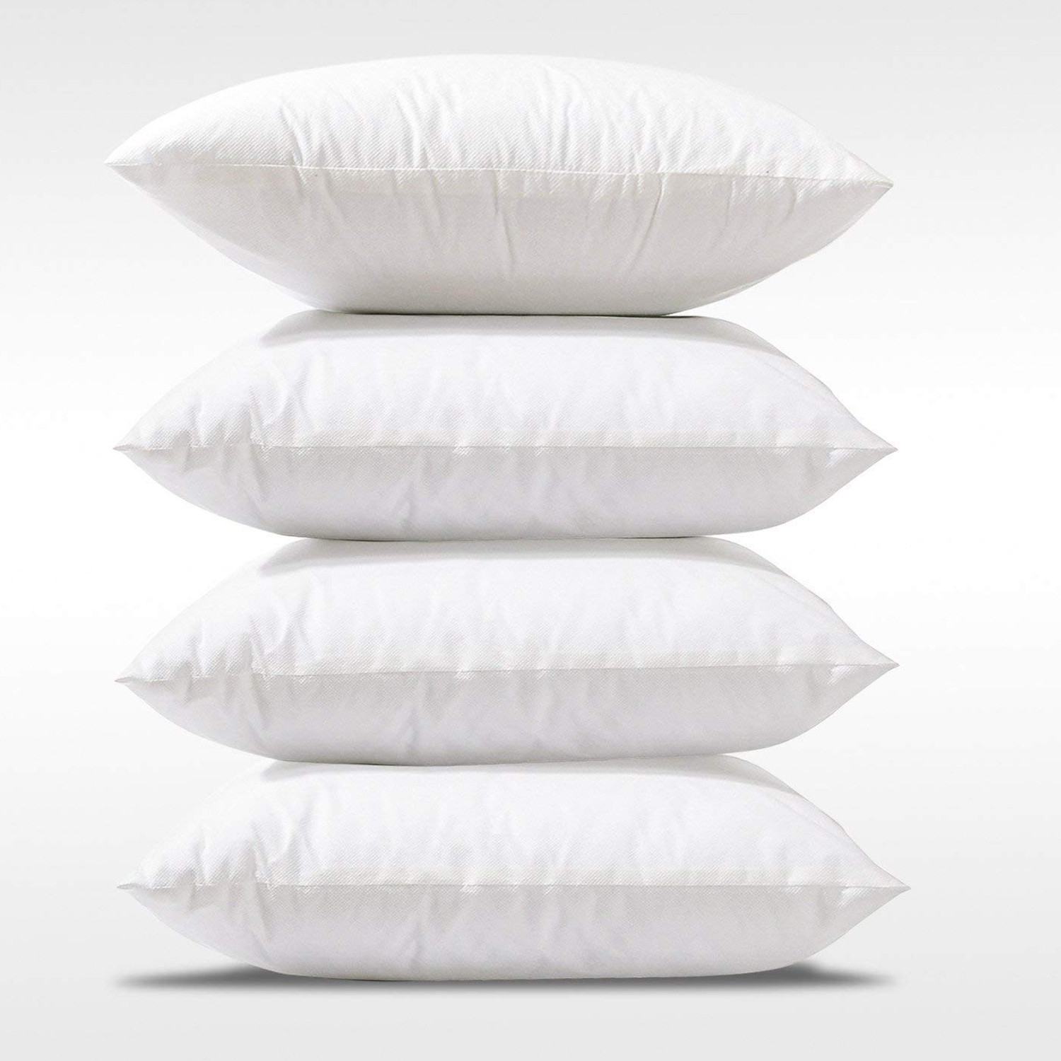 Kuber Industries Microfiber Square Throw Cushion Filler Bed and Couch Cushion Indoor Decorative Cushion, 12