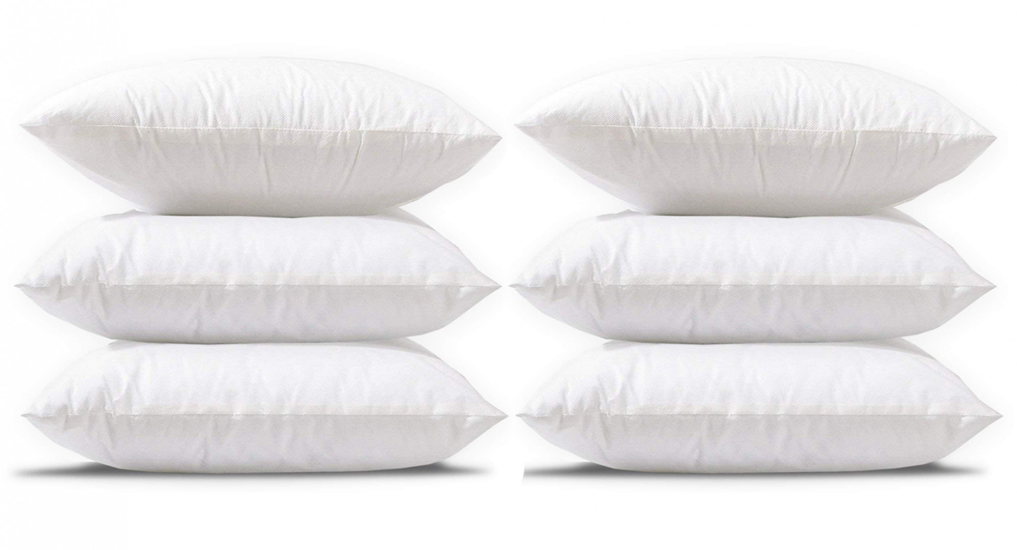 Kuber Industries Microfiber Square Throw Cushion Filler Bed and Couch Cushion Indoor Decorative Cushion, 12